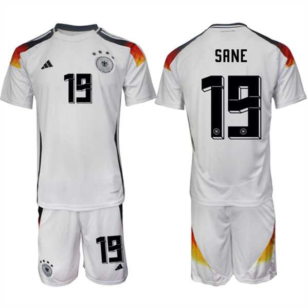 Men's Germany #19 Leroy Sane White 2024-25 Home Soccer Jersey Suit,We sell and wholesale Men's Germany #19 Leroy Sane White 2024-25 Home Soccer Jersey Suit on line form chian!
